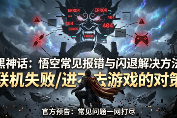 黑神话：悟空常见报错与闪退解决方法：联机失败/进不去游戏的对策